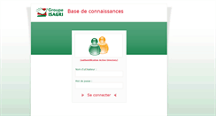 Desktop Screenshot of connaissances.groupeisagri.fr
