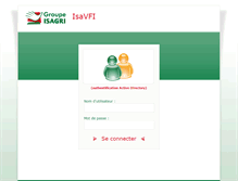 Tablet Screenshot of isavfi.groupeisagri.fr